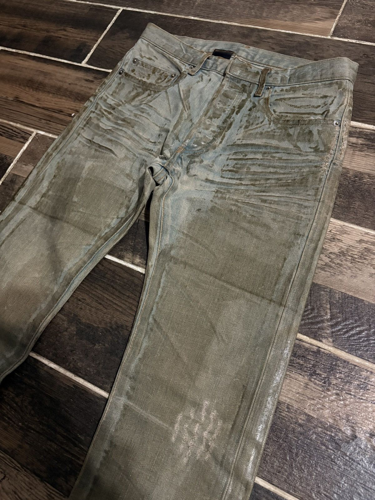 Dior hedi slimane bleu claire denim Size US 28 / EU 44 - 2 Thumbnail