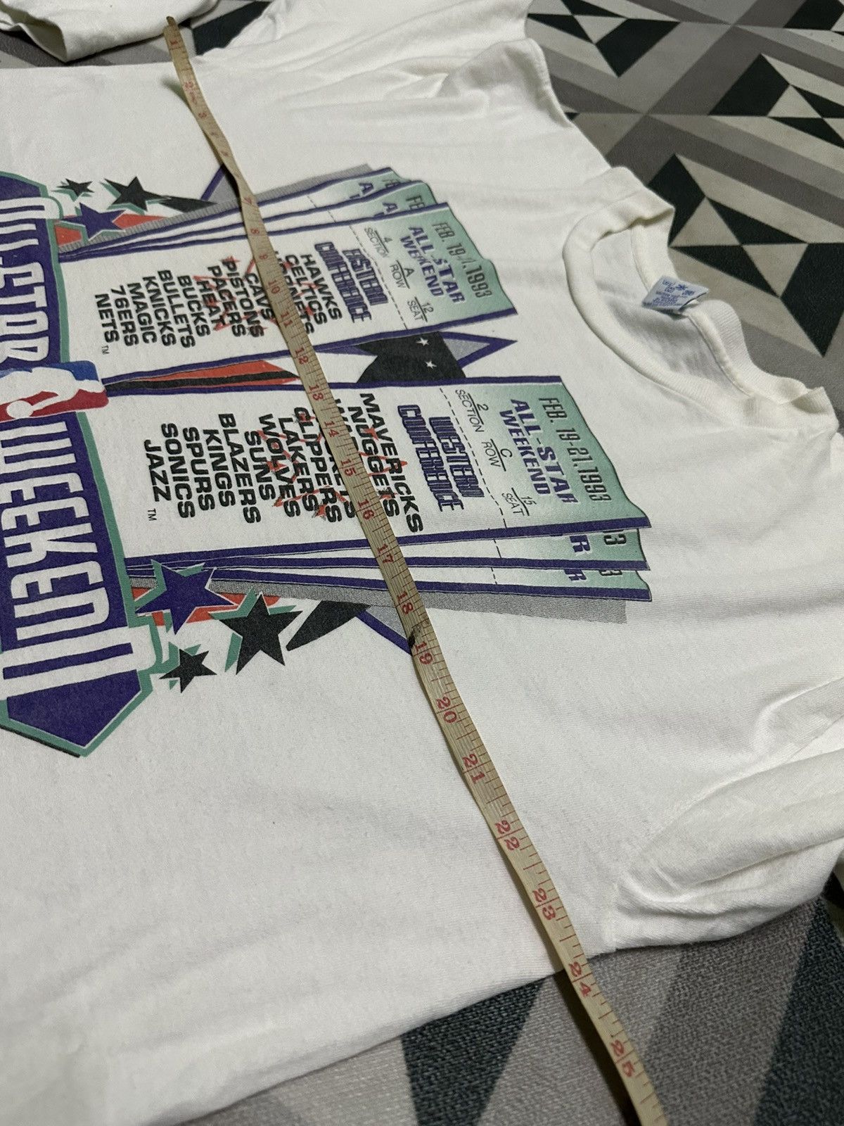 NBA Vintage Salem NBA All star weekend tee Size US XL / EU 56 / 4 - 7 Thumbnail