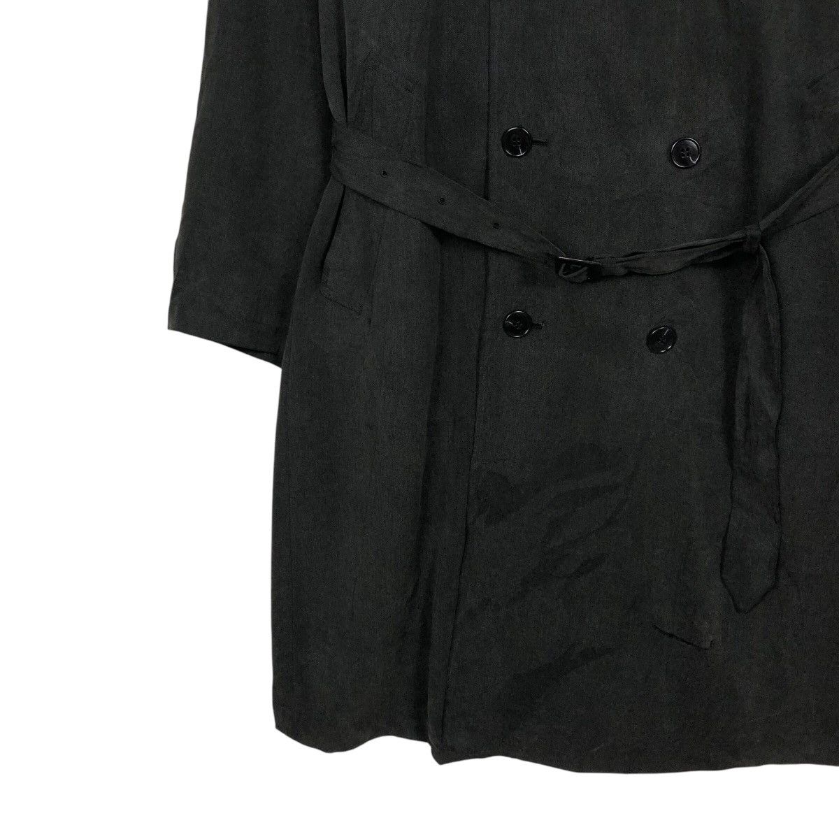 Japanese Brand 📌Vintage Long Jacket Rich Black Christian Aujard Homme Size US M / EU 48-50 / 2 - 6 Thumbnail