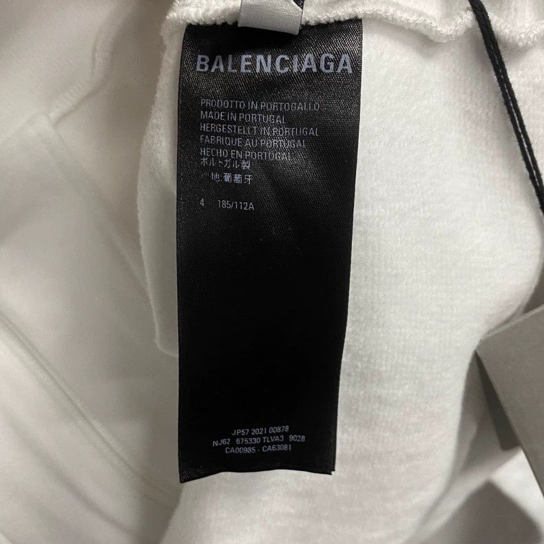 Balenciaga Balenciaga White striped embroidered logo school uniform j Size US S / EU 44-46 / 1 - 4 Thumbnail