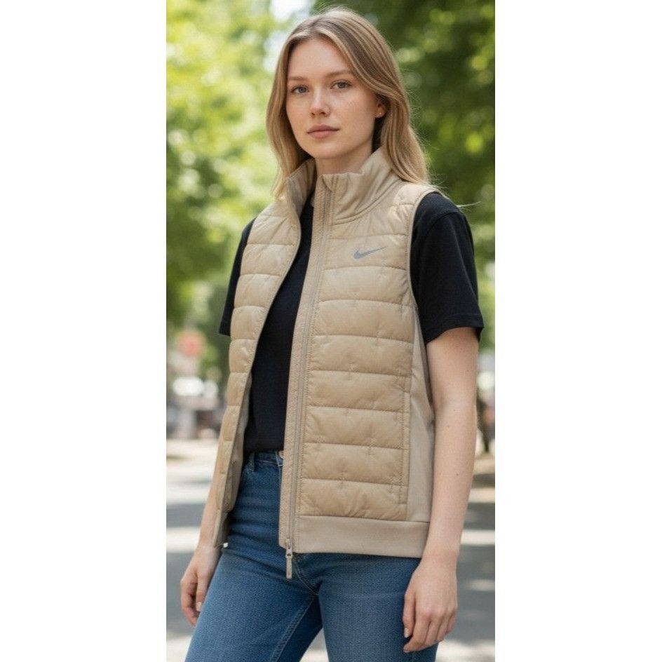 Nike Nike Therma FIT Tan Running Hiking Vest DD6084-206 Women's S Size S / US 4 / IT 40 - 17 Thumbnail