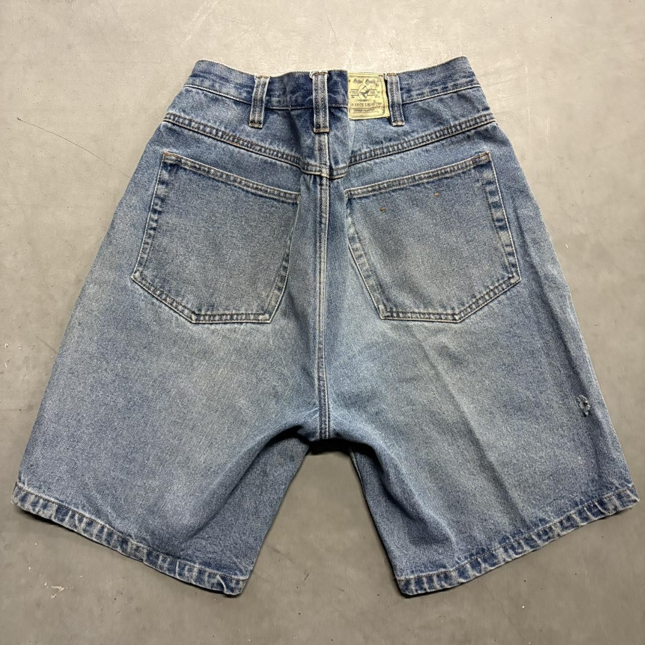 Japanese Brand × Vintage Crazy Vintage Y2K/2000s Grunge Summer Spring Essential Denim Shorts Jorts! Size US 36 / EU 52 - 2 Thumbnail