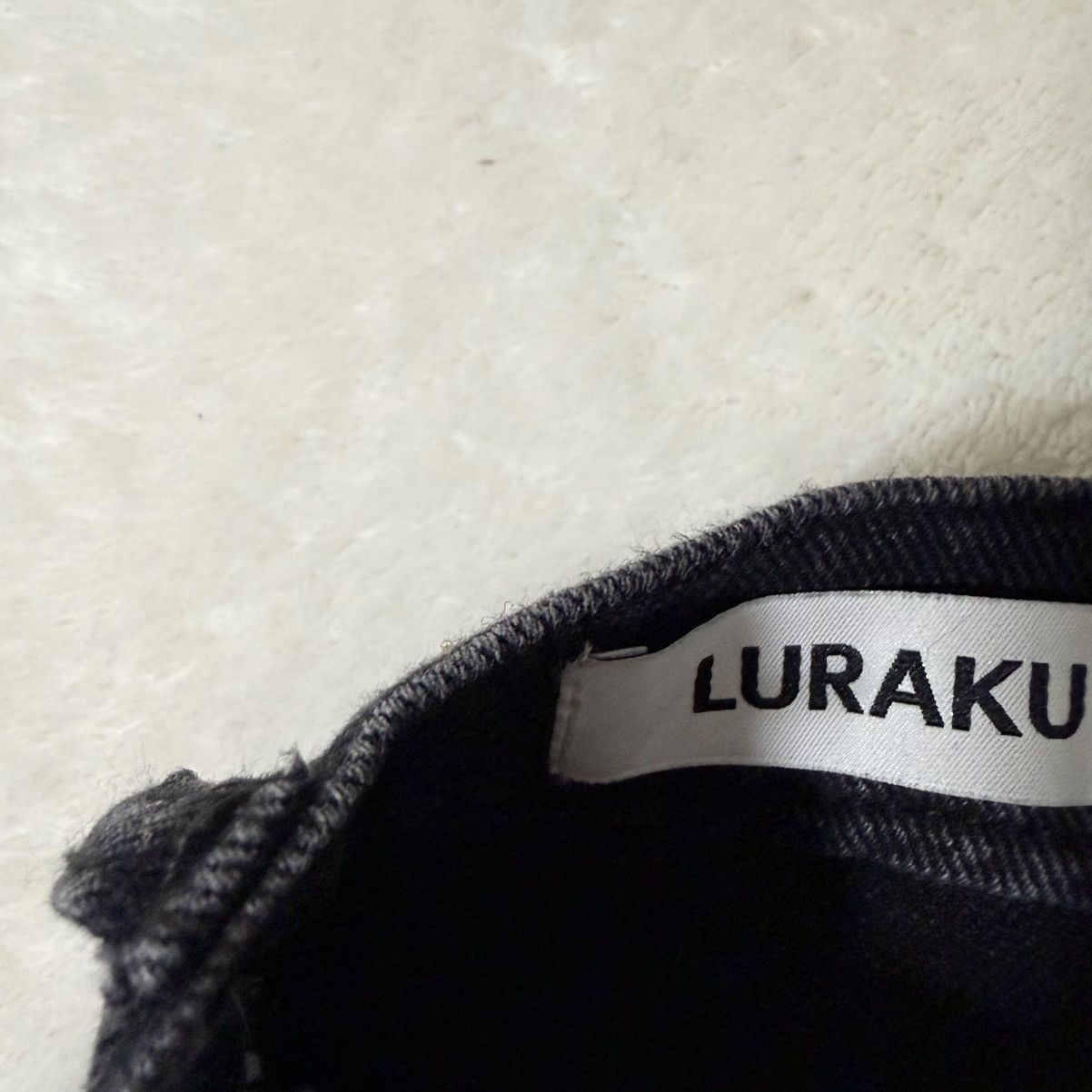 Hysteric Glamour Japanese Luraku Distressed Wide Leg Jeans Black Size US 30 / EU 46 - 2 Thumbnail