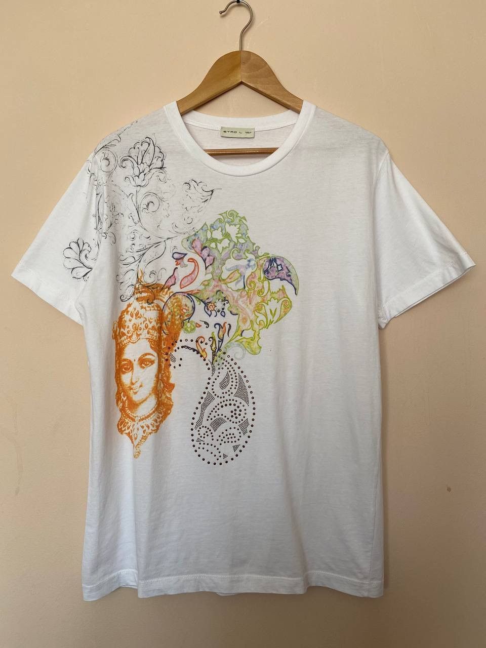Etro Etro Big Logo Men’s T-shirt ETRO S/S 18 Size US L / EU 52-54 / 3 - 1 Thumbnail