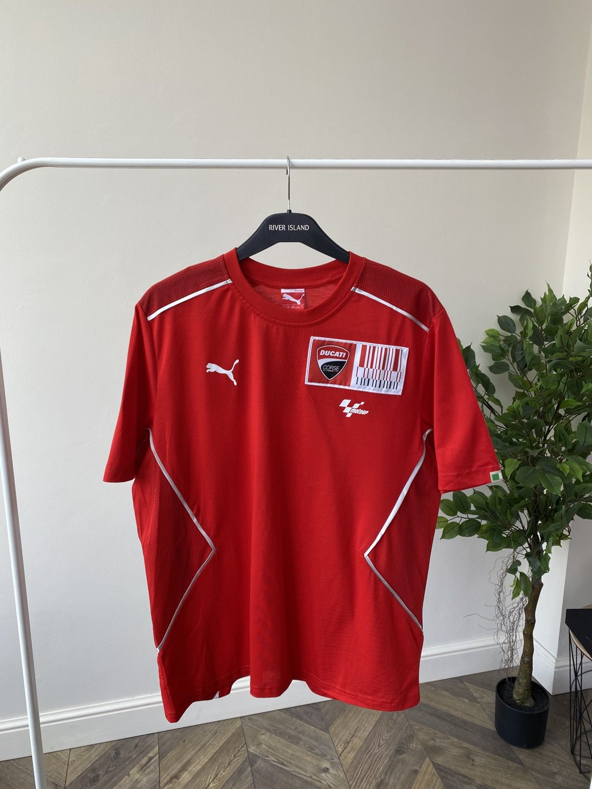 Ducati × Puma × Vintage Vintage Puma Ducati Racing Red T-shirt Size US L / EU 52-54 / 3 - 1 Thumbnail