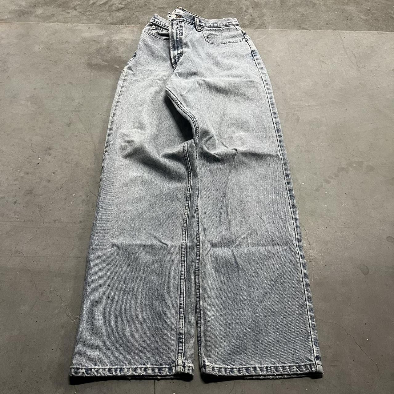 Tommy Hilfiger Crazy Vintage Y2K/2000s Baggy Skater Style Tommy Hilfiger Light Blue Wash! Size US 34 / EU 50 - 3 Thumbnail