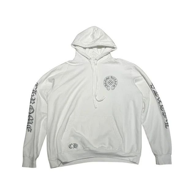 Chrome Hearts Chrome Hearts Miami Exclusive Horseshoe Hoodie White Size US XL / EU 56 / 4 - 1 Thumbnail