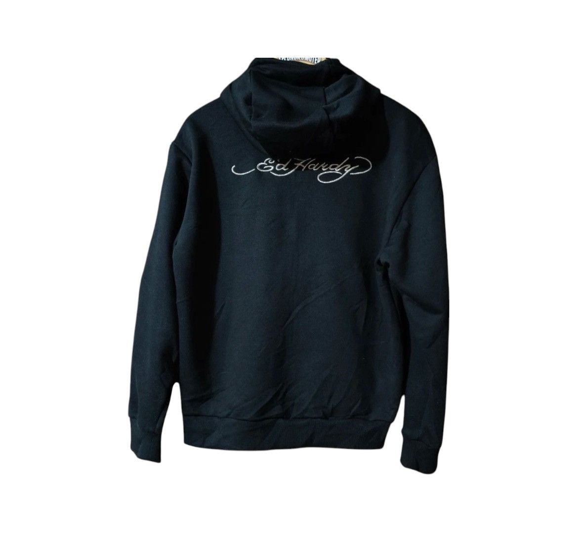 Ed Hardy × Japanese Brand × Vintage Vintage Ed Hardy Zipper Hoodie Size US M / EU 48-50 / 2 - 2 Thumbnail