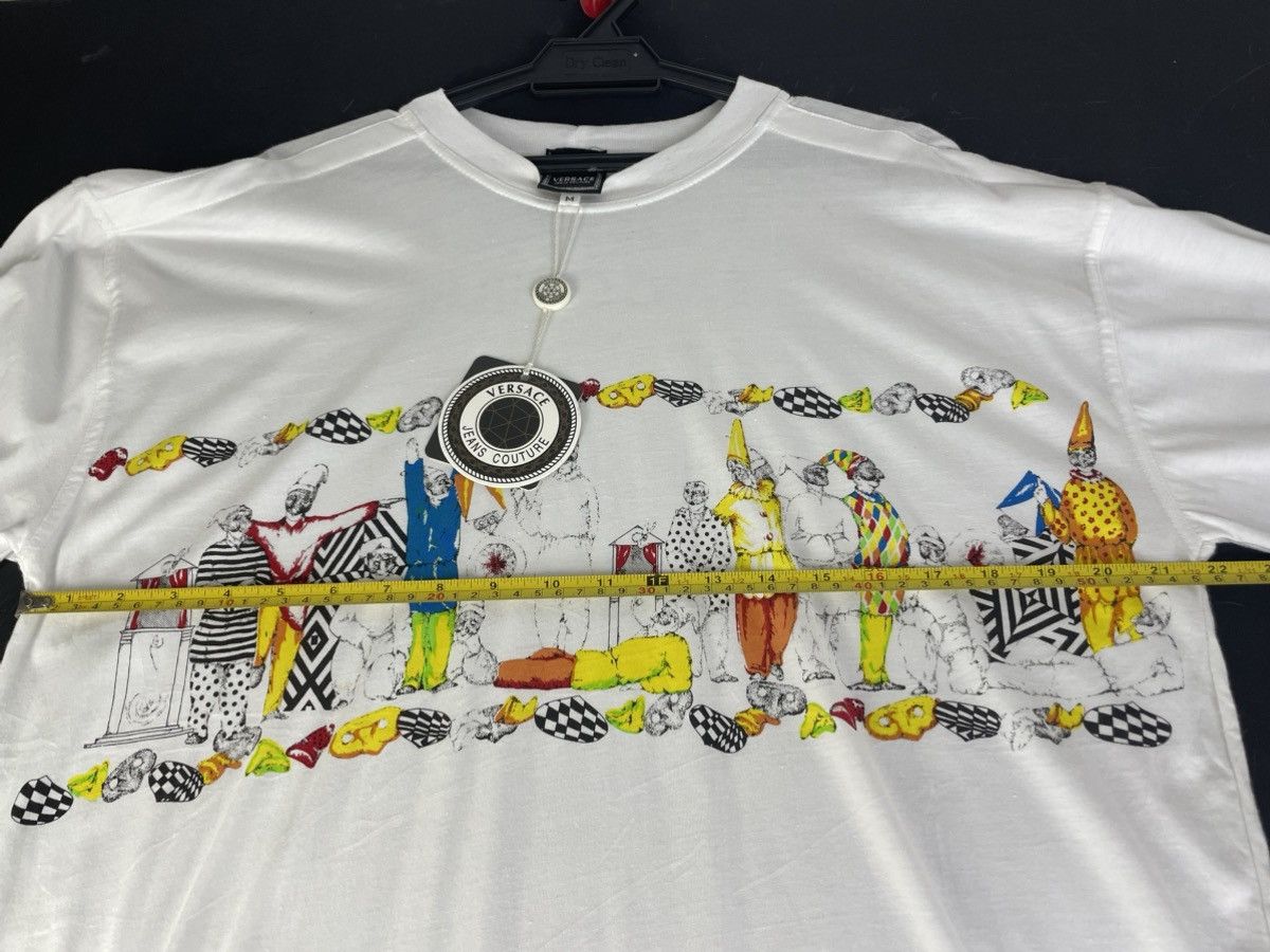 Versace 🔥Rare Vintage Versace Jeans Couture Harlequin Napoli Size US M / EU 48-50 / 2 - 10 Thumbnail