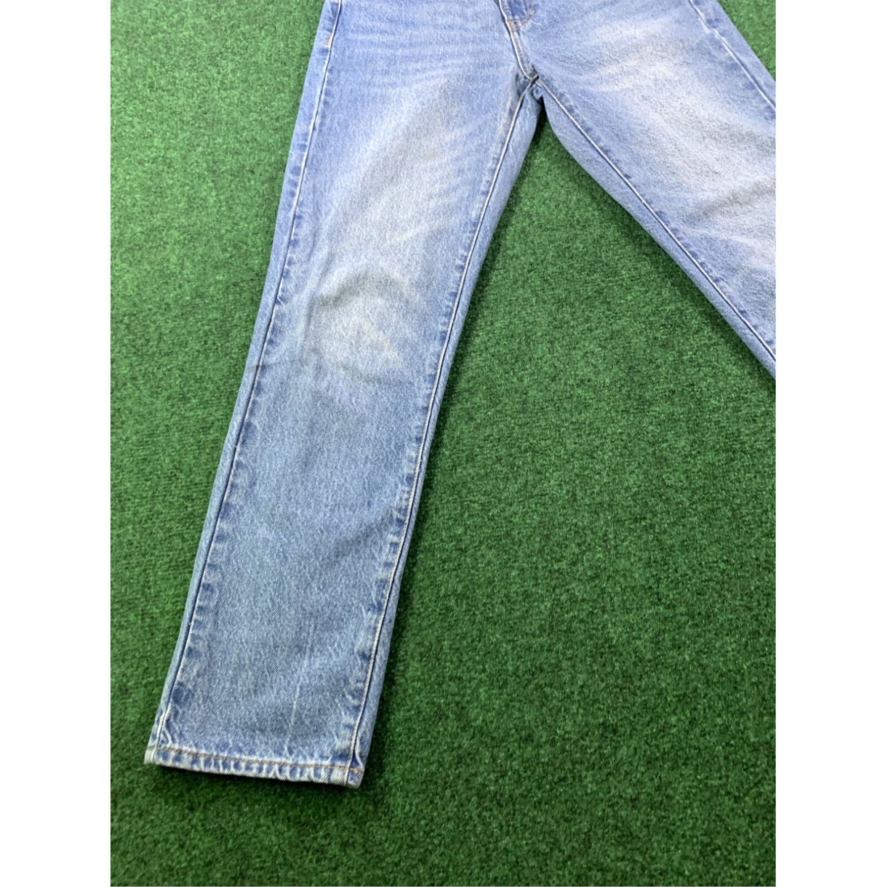 Pacsun PACSUN Women's High Rise Slim Blue Denim Jeans Size 24 Slit Bottoms Size 42" / US 20 - 6 Thumbnail