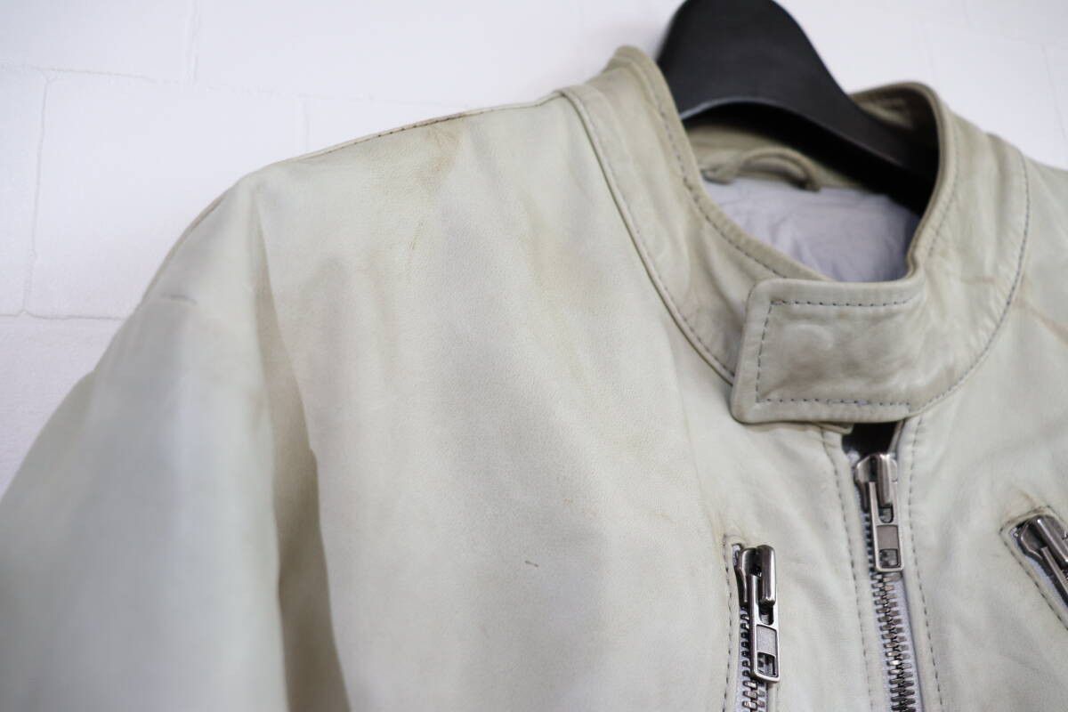 Maison Margiela Martin Margiela Leather H-Shape Riders Jacket Size US L / EU 52-54 / 3 - 9 Thumbnail