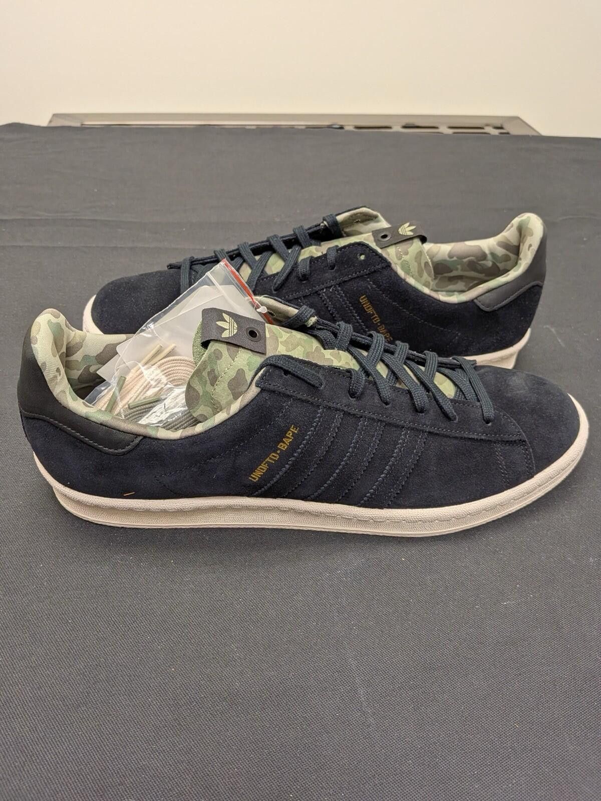 Adidas adidas x UNDEFEATED x BAPE CAMPUS 80s BLACK Q34750 US13.5 Size US 14 / EU 47 - 3 Thumbnail
