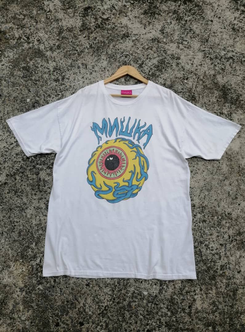 Designer Mnwka Eyeball Graphic Tee Size US XL / EU 56 / 4 - 1 Thumbnail