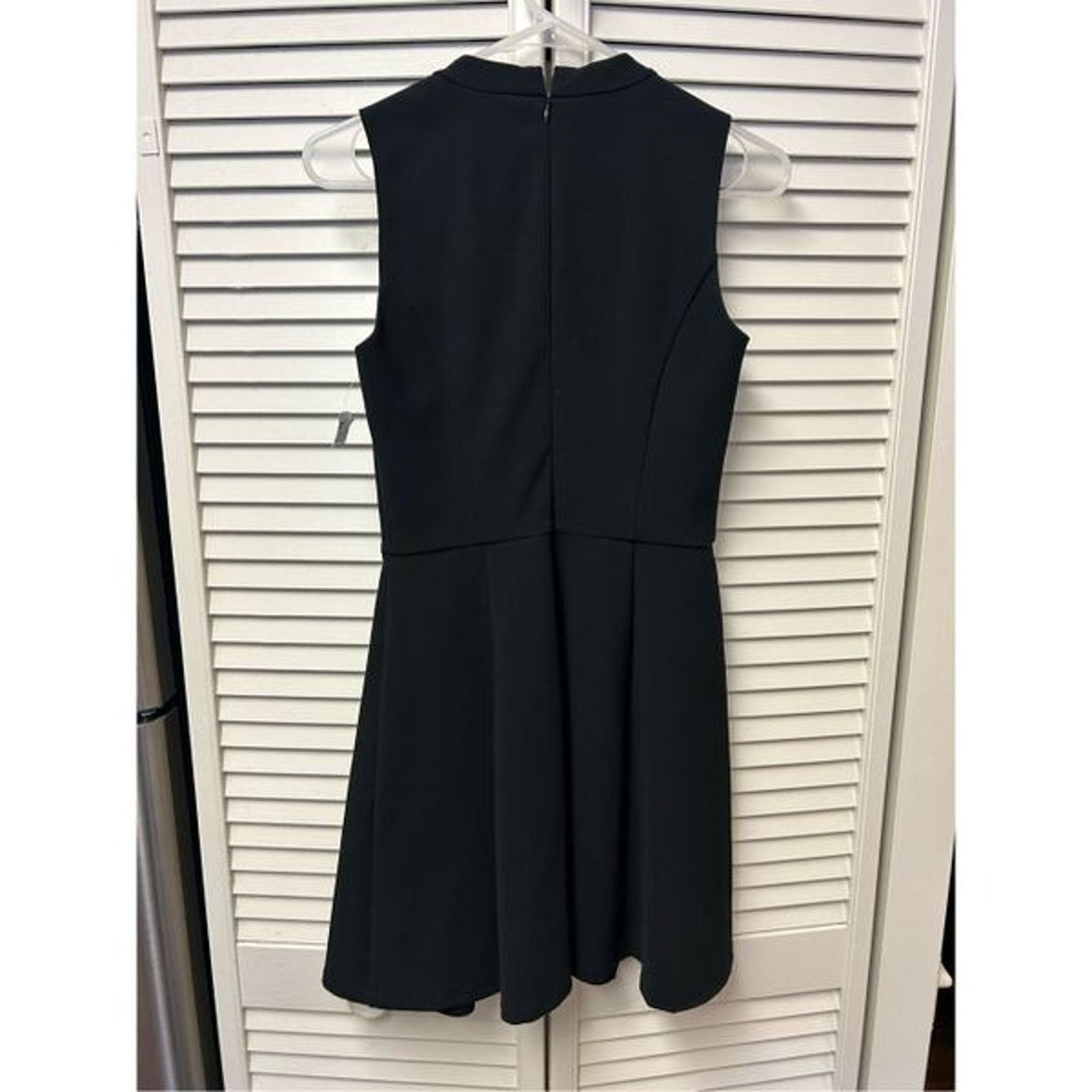 Madewell MADEWELL Anywhere Fit & Flare Black Dress, Sz 0, MSRP $148 Size XS / US 0-2 / IT 36-38 - 6 Thumbnail