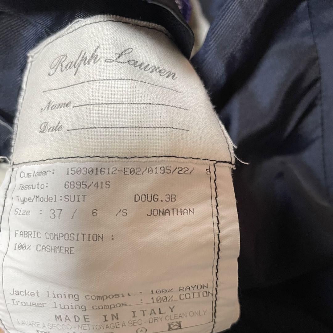 Ralph Lauren Purple Label Ralph Lauren Purple Label Cashmere Setup Suit Navy 2B Size 36R - 5 Thumbnail