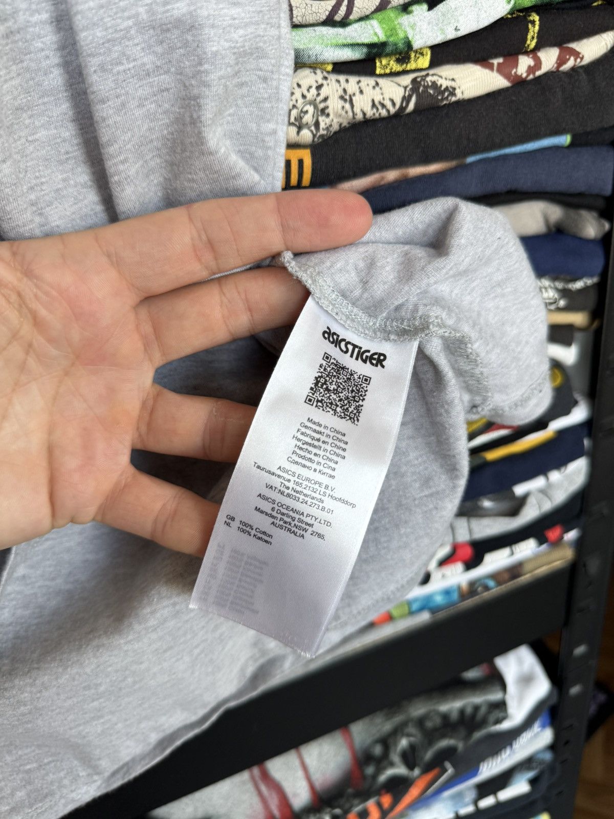 Asics Asics tiger grey Tokyo Japan tee size L Size US L / EU 52-54 / 3 - 5 Thumbnail