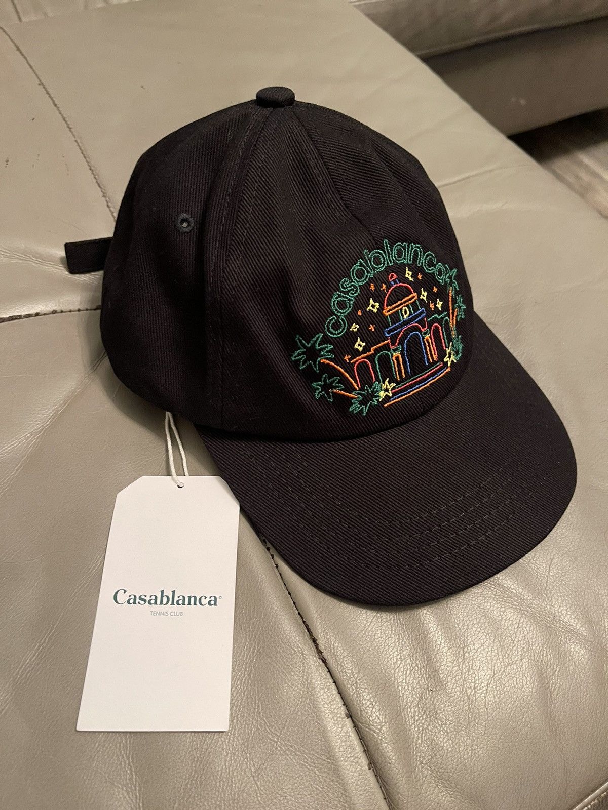 Casablanca tennis club crayon temple cap Hats