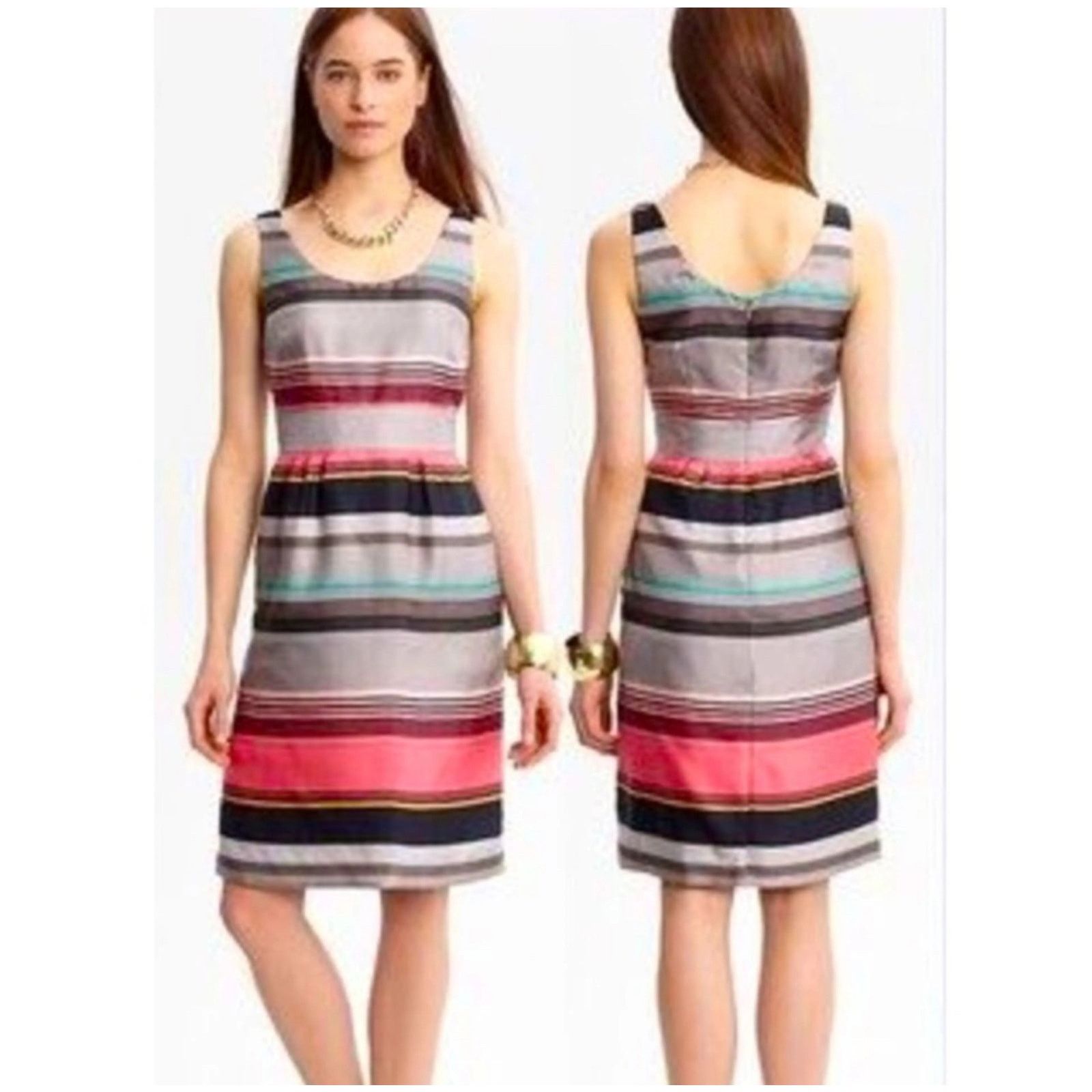 Banana Republic NWT Banana Republic Women's Size 6 Sleeveless Striped Dress Size M / US 6-8 / IT 42-44 - 1 Thumbnail