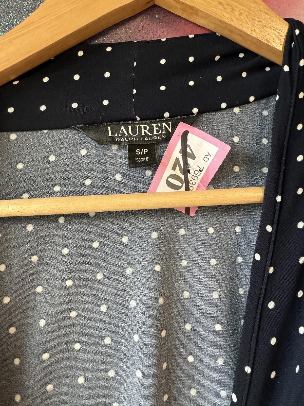 Other Lauren Ralph Lauren classic wrap style blue top Size S / US 4 / IT 40 - 2 Thumbnail