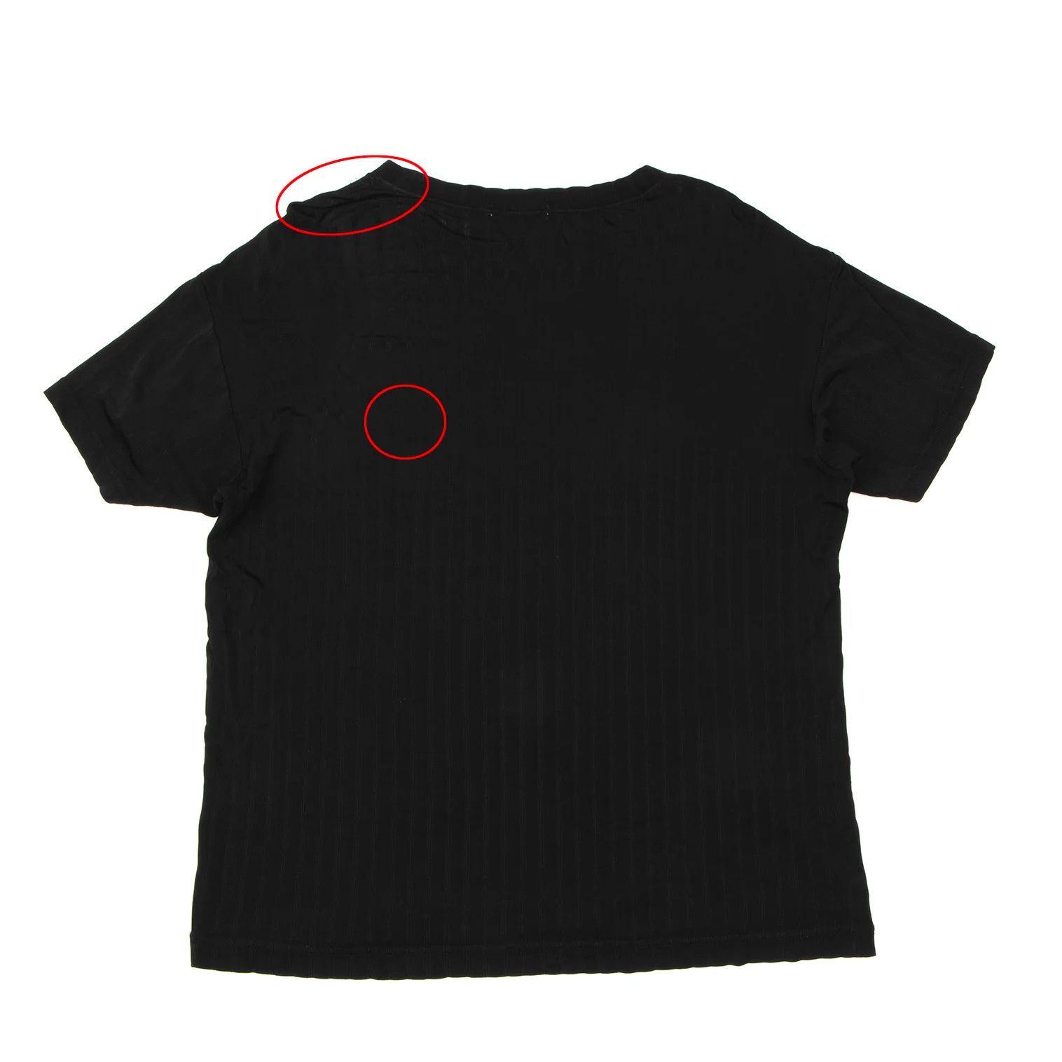 Issey Miyake Striped T-Shirt in Black, Size F Size US M / EU 48-50 / 2 - 7 Thumbnail
