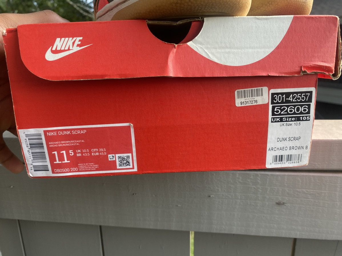 Jordan Brand Nike Dunk “Scrap” Lows Size US 11.5 / EU 44-45 - 6 Thumbnail