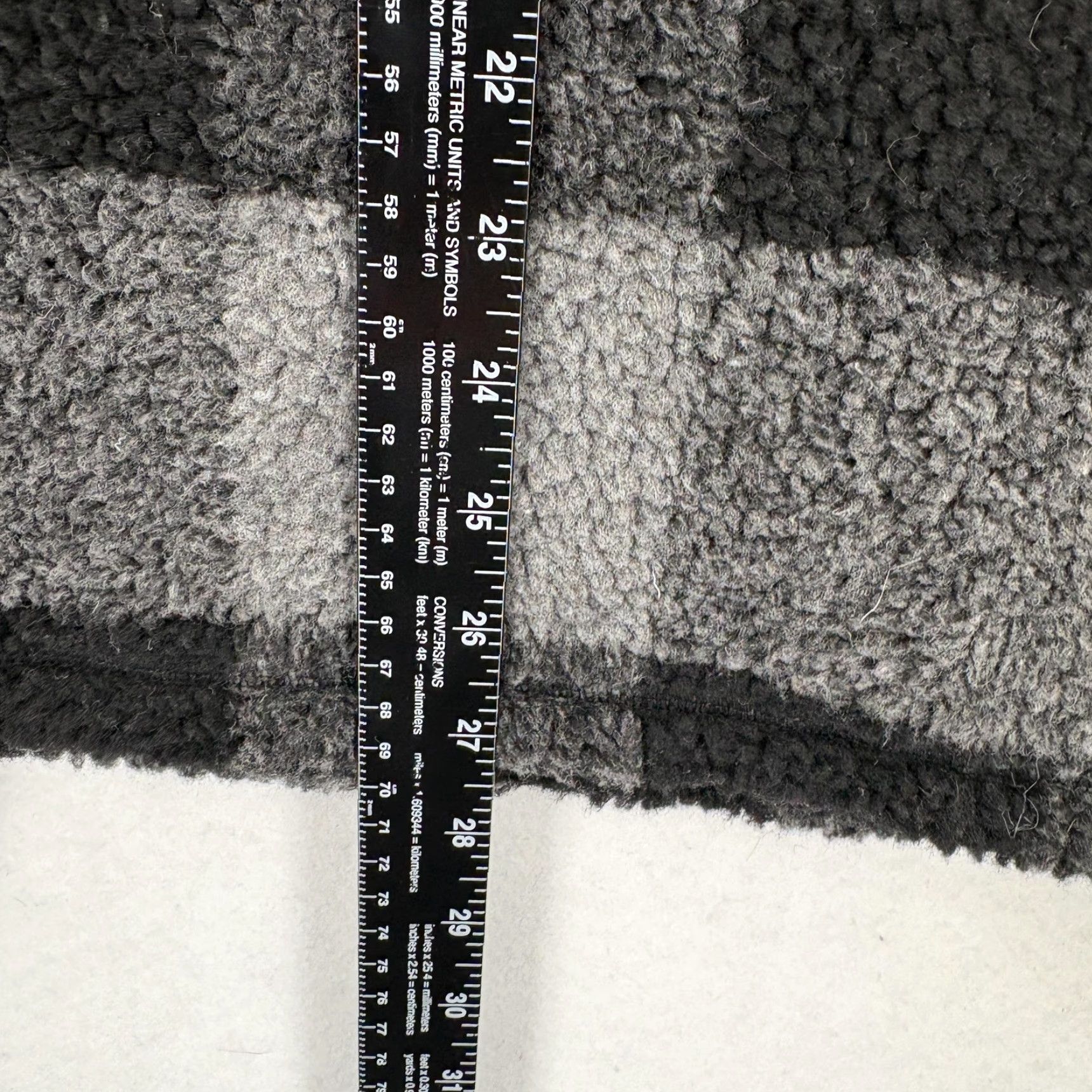 Wrangler Wrangler Sweater Mens XL Black Gray Buffalo Plaid Sherpa Fleece Quarter Zip NWT Size US XL / EU 56 / 4 - 7 Thumbnail