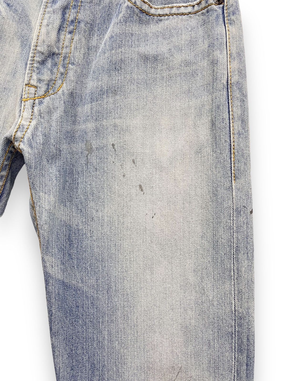 Japanese Brand × Le Grande Bleu (L.G.B.) 🔥CO&LU 56 Big Print Light Wash Sun Faded Denim Size US 30 / EU 46 - 7 Thumbnail