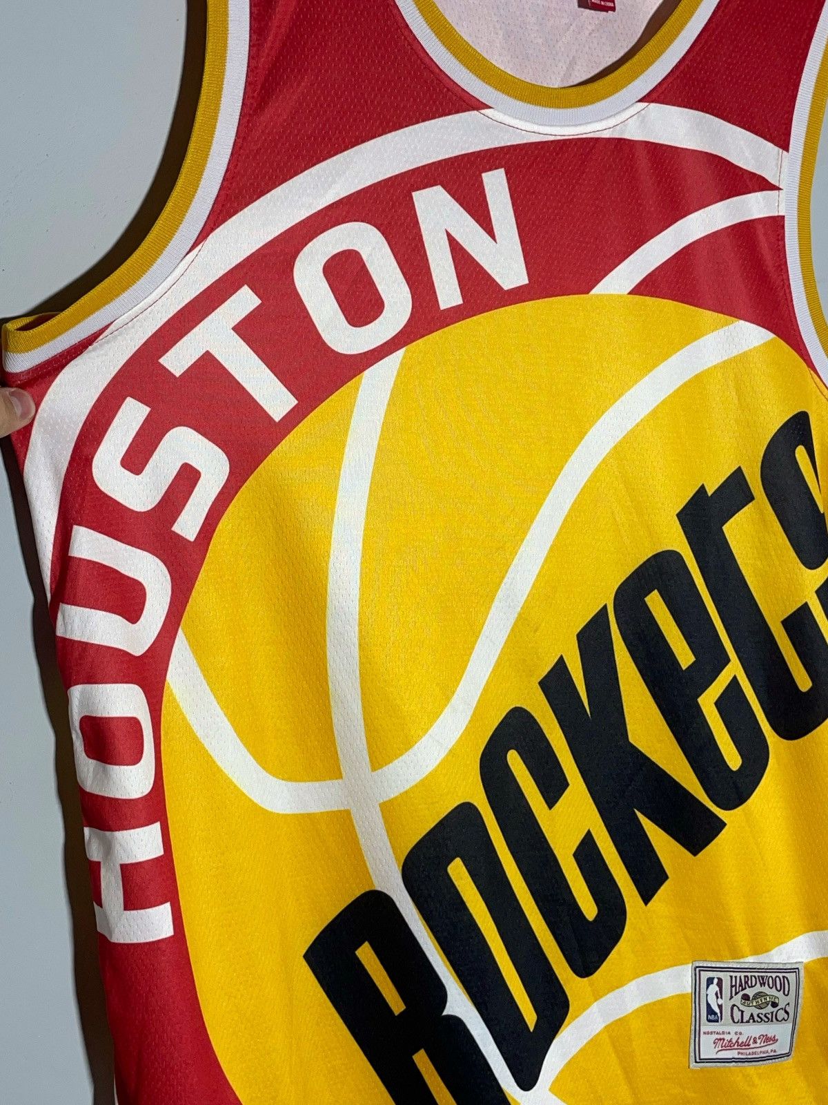 Mitchell & Ness × NBA Houston Rockets Overprint NBA Basketball Jersey Size US L / EU 52-54 / 3 - 3 Thumbnail