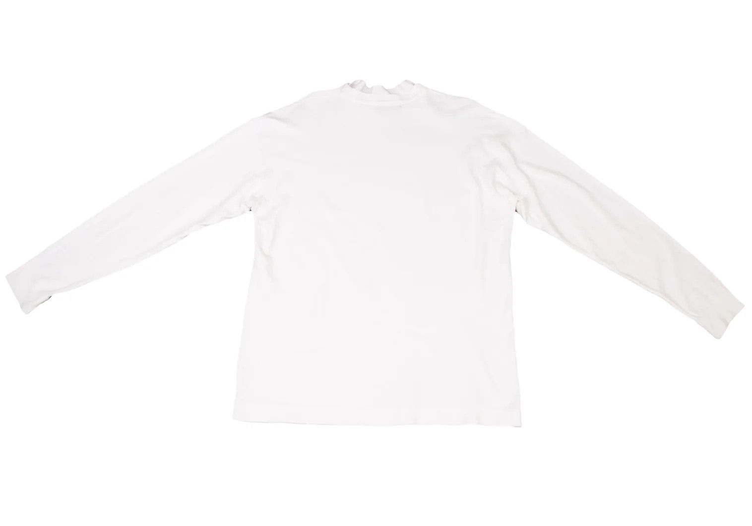 Issey Miyake Cotton High Neck Cut and Sew Top in White, Size M Size US M / EU 48-50 / 2 - 11 Thumbnail