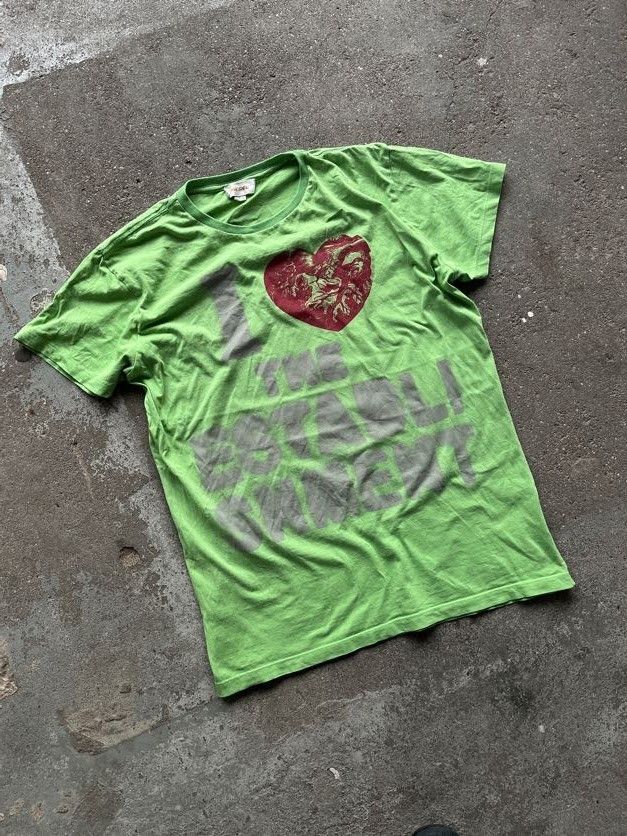Diesel Diesel “I Love The Establishment” green spray tee Size US S / EU 44-46 / 1 - 1 Thumbnail