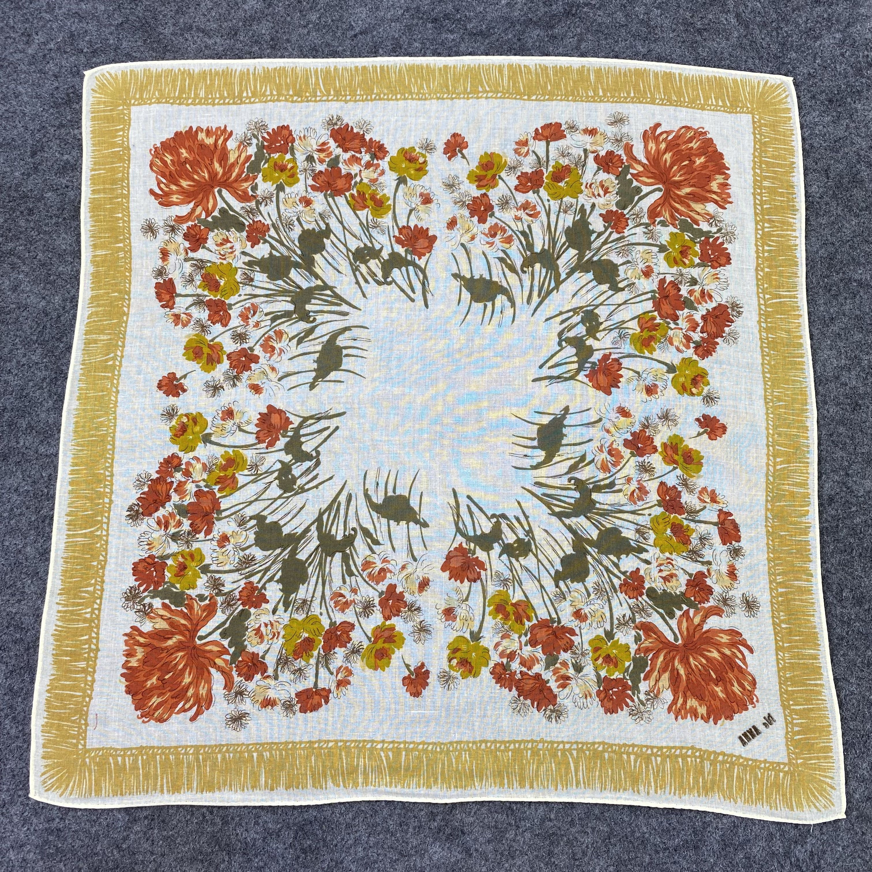 Anna Sui × Vintage Anna Sui Handkerchief / Bandana / Neckerchief-B785 Size ONE SIZE - 3 Thumbnail