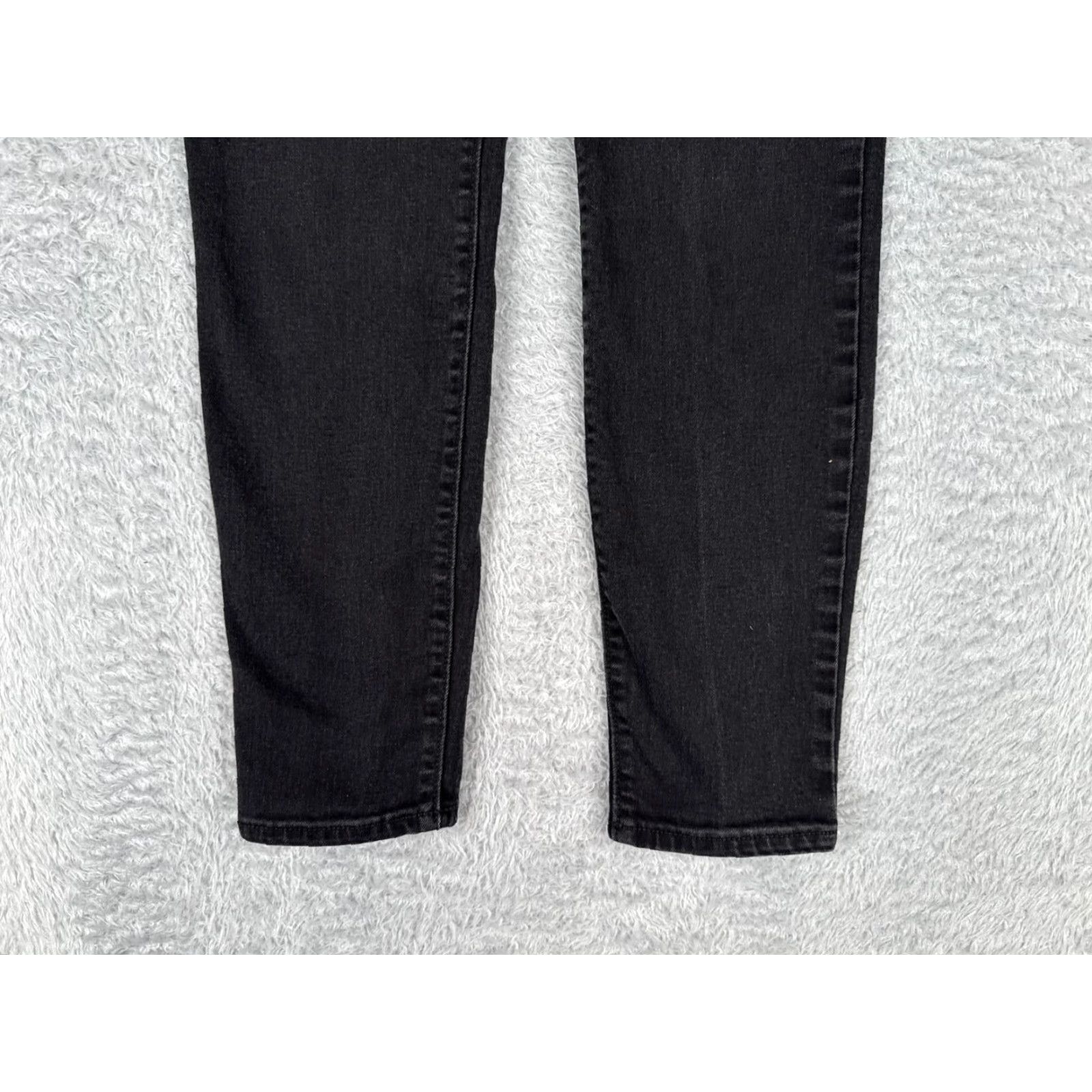 Old Navy VINTAGE Old Navy Pants Womens 8 Black Denim Jeans Rockstar Super Skinny Mid Rise 31x26 Size 30" / US 8 / IT 44 - 2 Thumbnail