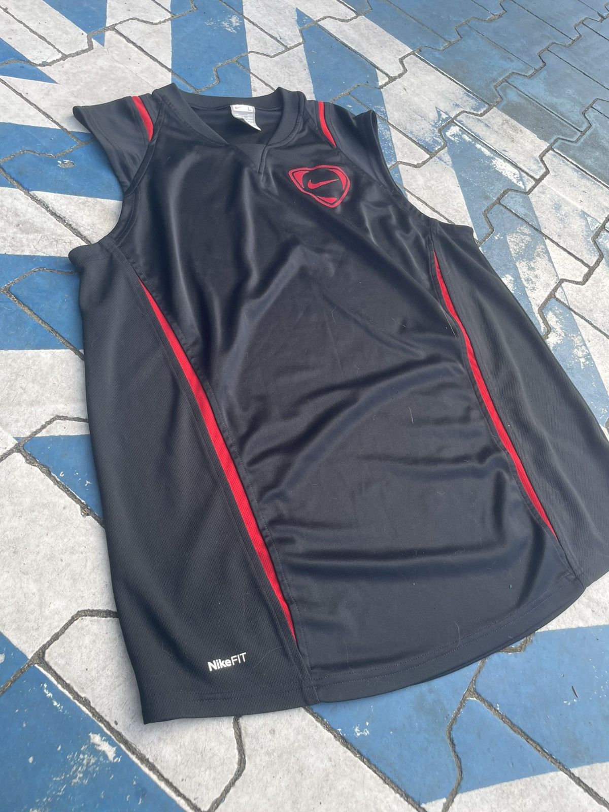 Nike Nike Vinatge 90’s sleveless sportswear top tiempo Size US XL / EU 56 / 4 - 5 Thumbnail