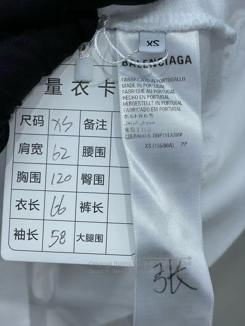 Balenciaga Balenciaga Collaboration Limited Edition Blue Letter Round Size US XS / EU 42 / 0 - 6 Thumbnail