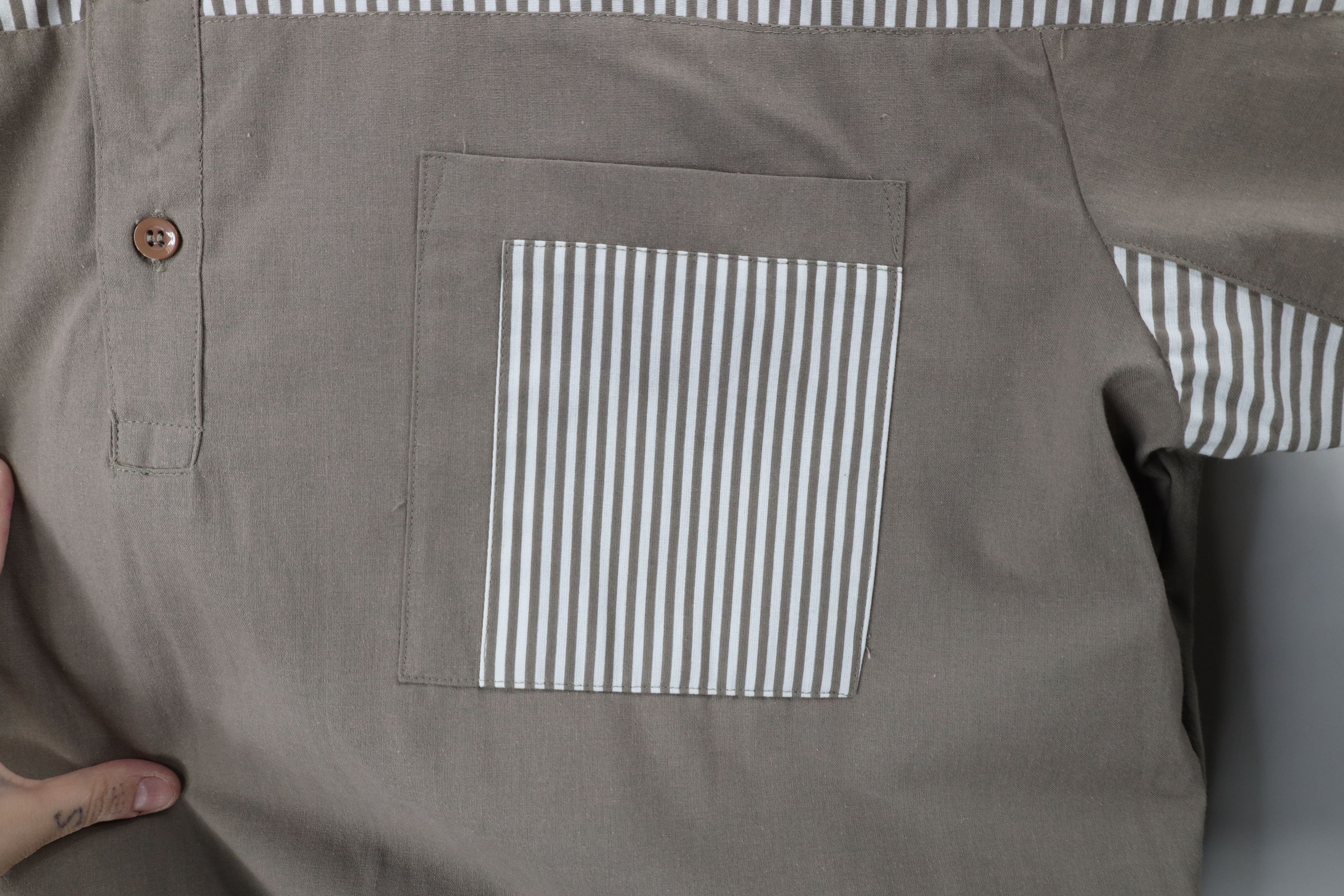Vintage Vintage 90s Streetwear Block Collared Pullover Polo Shirt Size US XXL / EU 58 / 5 - 4 Thumbnail