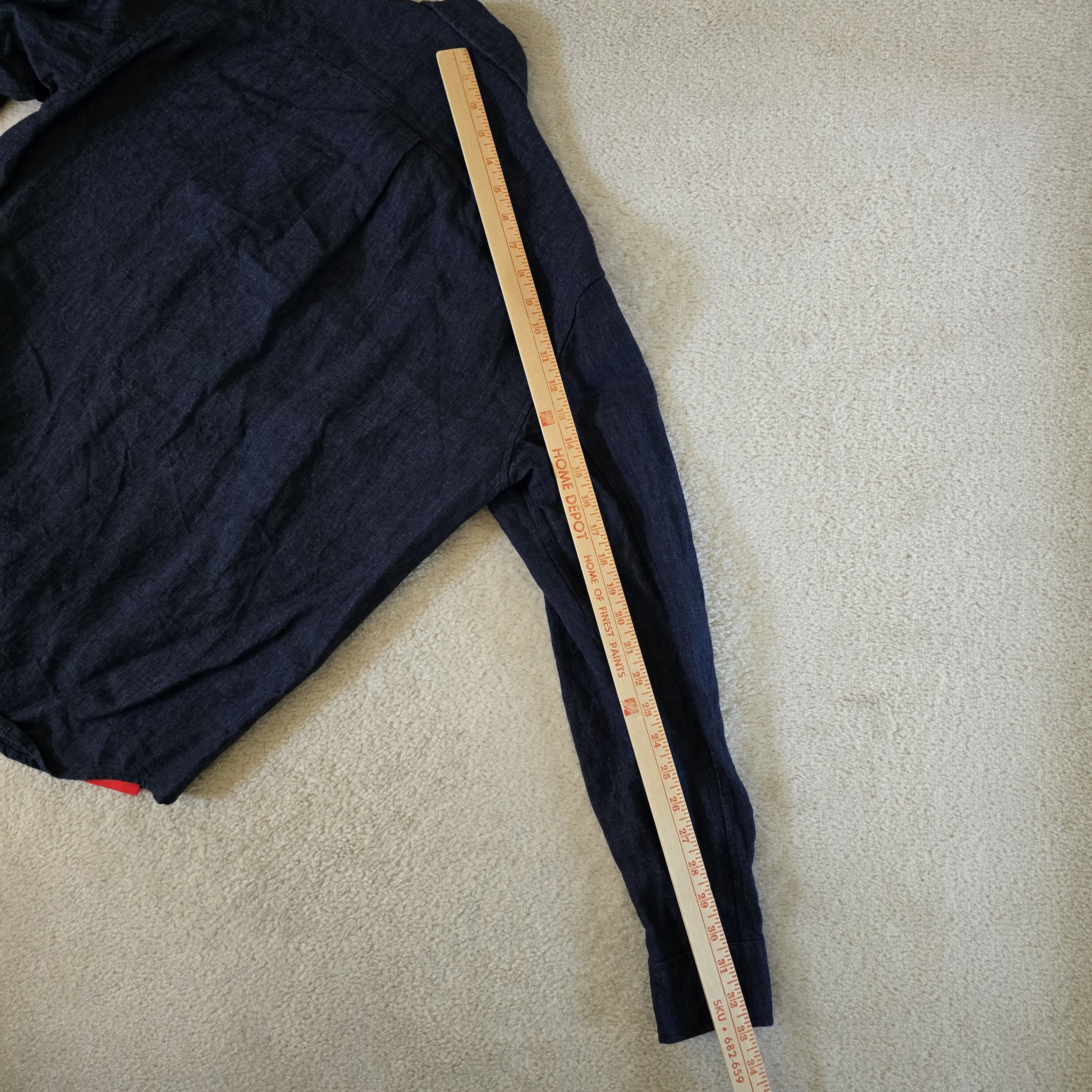 Outlier Outlier Adenselinen Boxford Button Up Shirt Chambray Size US XS / EU 42 / 0 - 9 Thumbnail