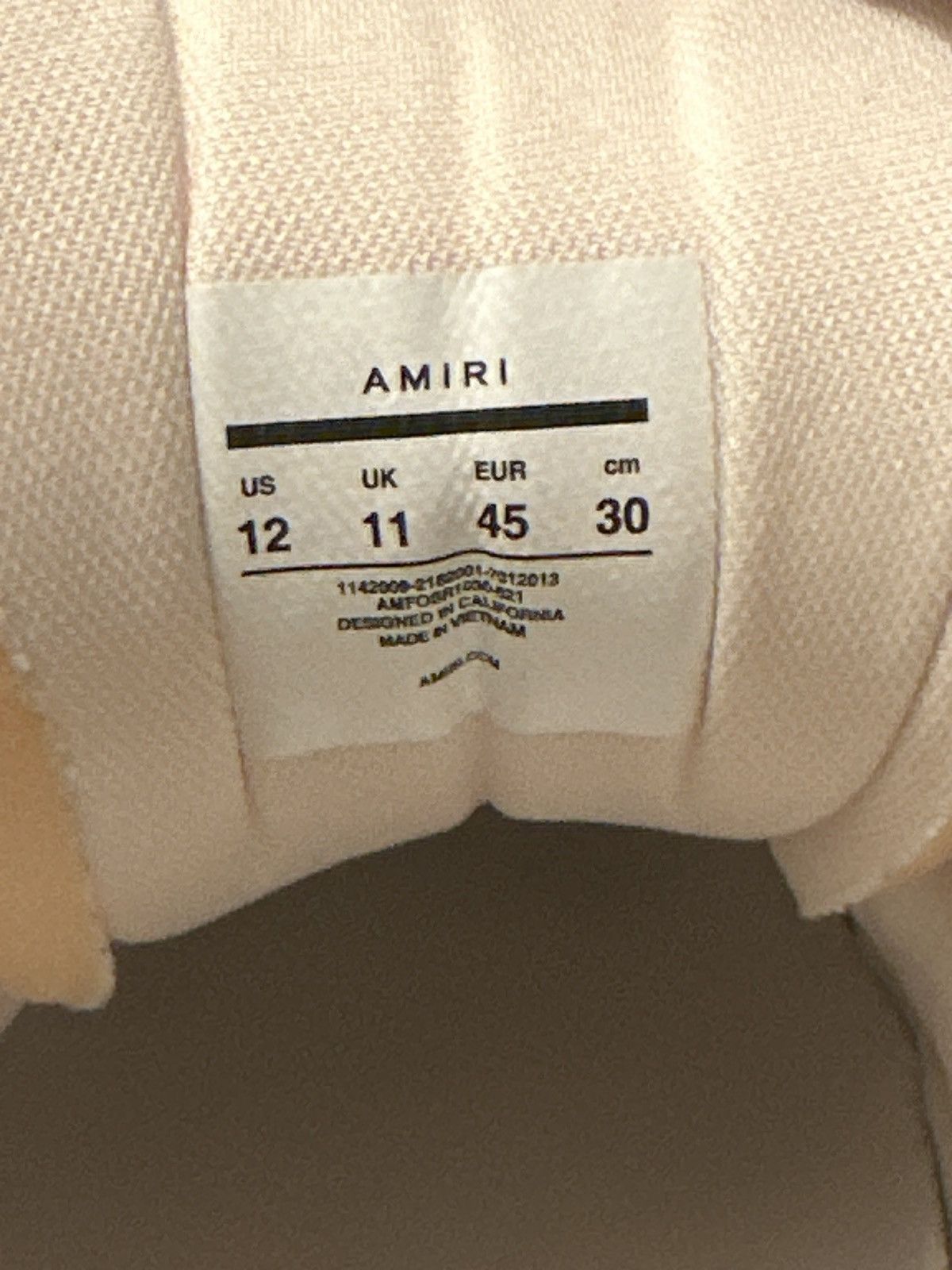 Amiri Amiri collegiate skel panelled Size US 12 / EU 45 - 6 Thumbnail