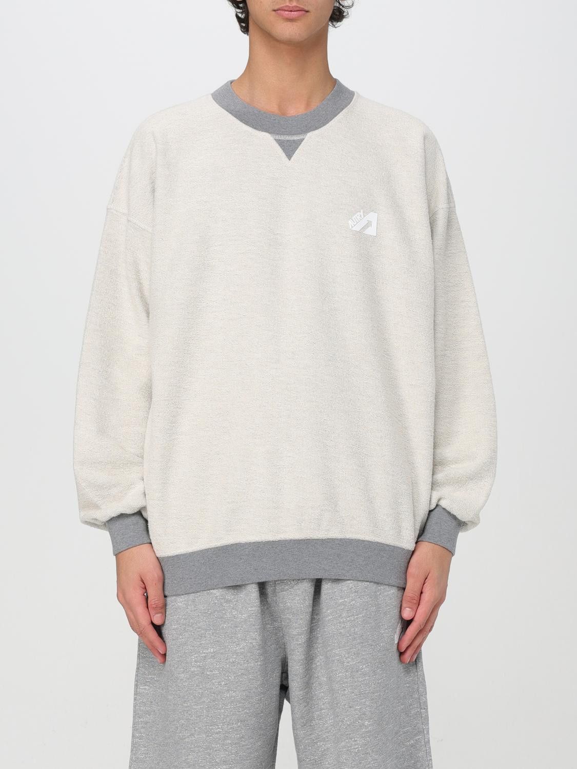 AUTRY o1y0526 Logo Sweatshirt in Off-White/Gray Size US M / EU 48-50 / 2 - 1 Thumbnail