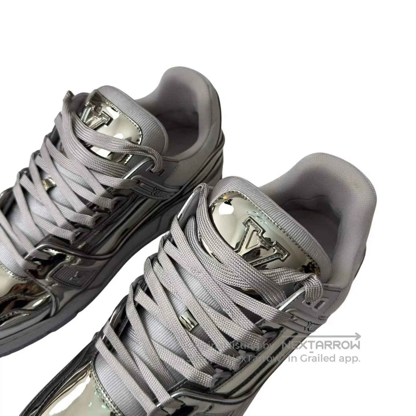 Louis Vuitton Louis Vuitton Liquid Mirror Silver| Size US 9 / EU 42 - 4 Thumbnail