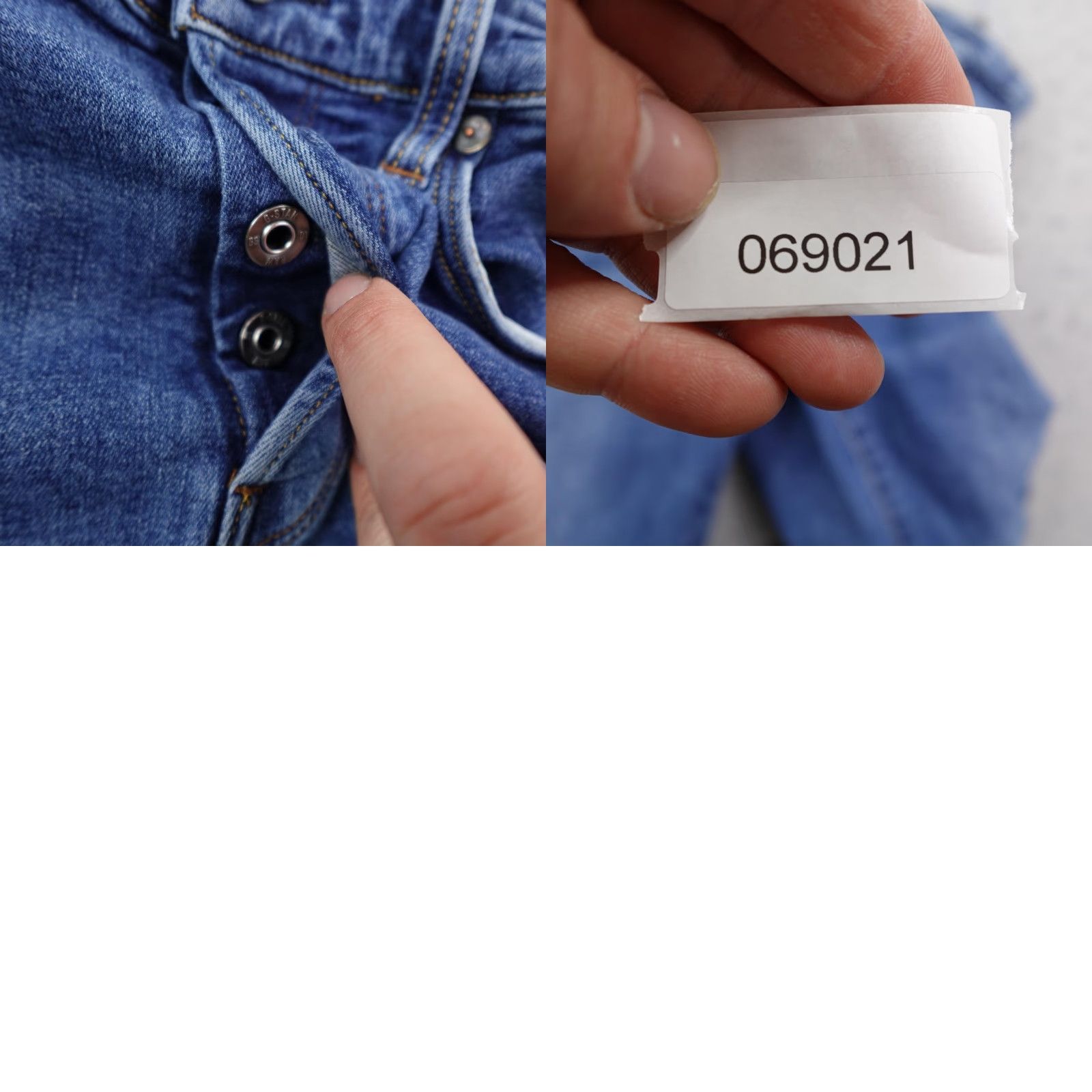 Vintage G-Star RAW Jeans 30x30 Blue Denim 3301 Straight Button Fly 5-Pocket Mens Slim/Faded Flex Size US 30 / EU 46 - 10 Thumbnail