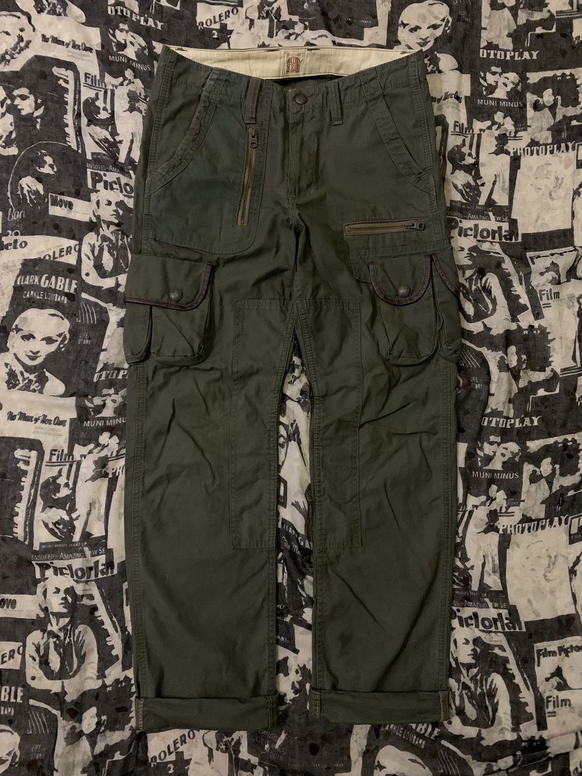 Edwin 💥Military Tokyo Japan Blue Trip Edwin 3D Pocket Pant Size US 32 / EU 48 - 1 Thumbnail