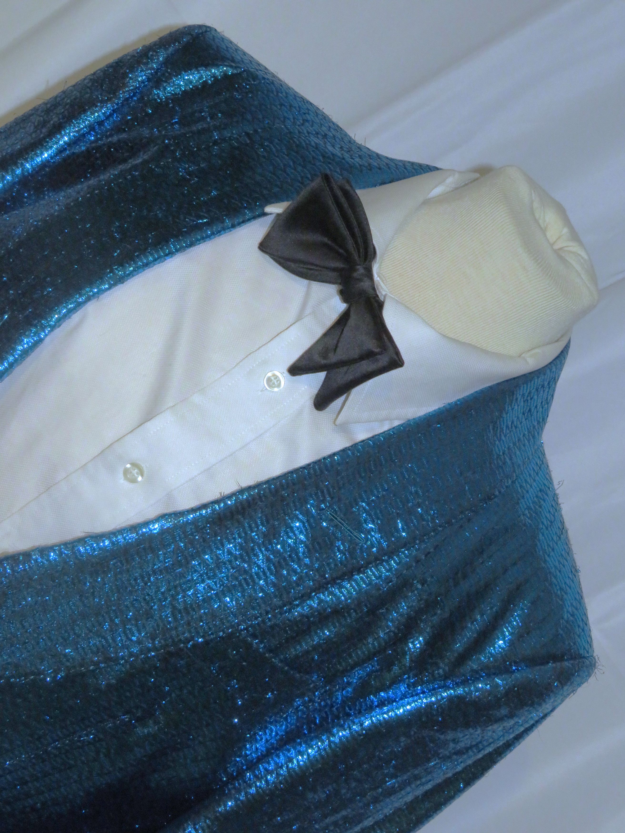Tom Ford Base V Turquoise Sequined One Button Dinner Jacket 36R NWT Size 36R - 4 Thumbnail