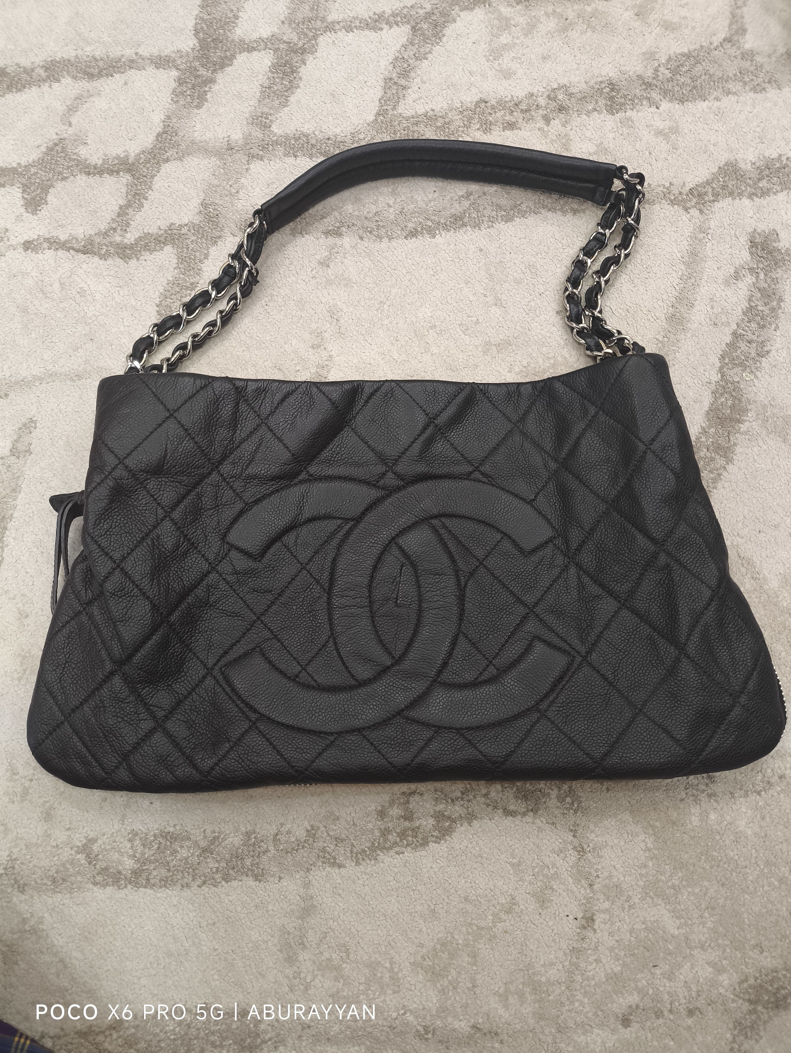 Chanel Chanel Black Caviar Expandable Timeless Shoulder Hobo Bag Size ONE SIZE - 6 Thumbnail