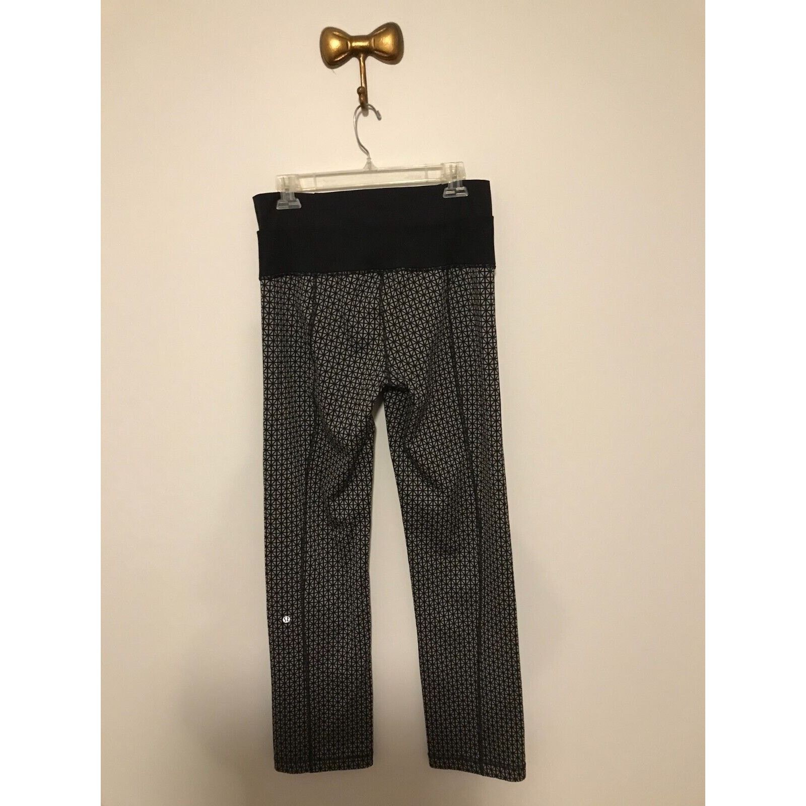 Lululemon Lululemon Straight-Up Pant Tri Geo Silver Spoon Black Size 32" / US 10 / IT 46 - 2 Thumbnail