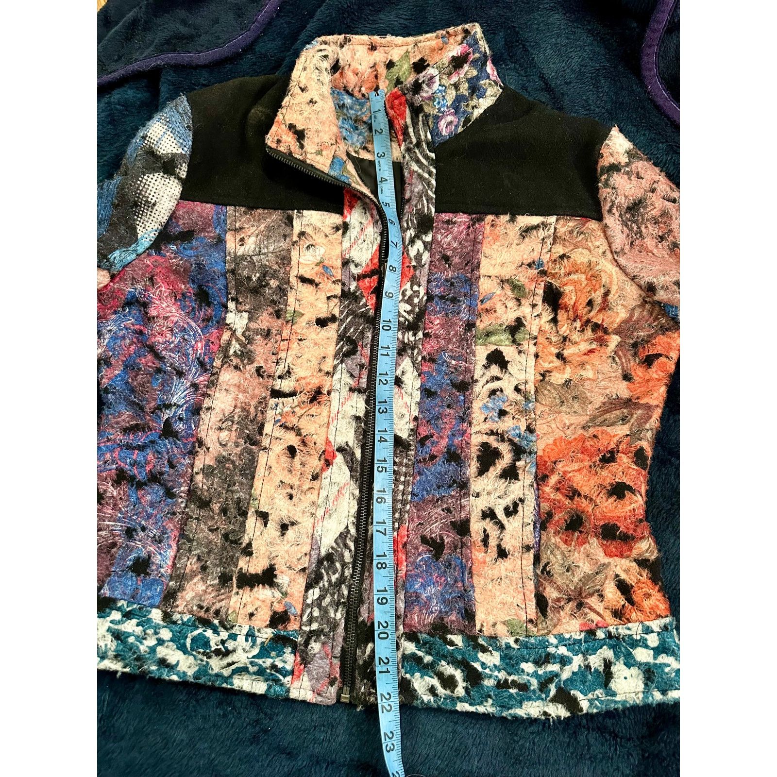 Other VINTAGE MULTI FABRIC BOHO PATCHWORK JACKET M Size M / US 6-8 / IT 42-44 - 5 Thumbnail