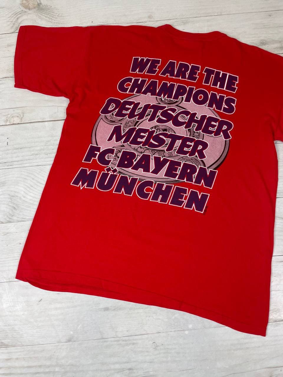 Vintage Vintage 1997 FC Bayern Munich T-Shirt Soccer Football Size US XL / EU 56 / 4 - 11 Thumbnail