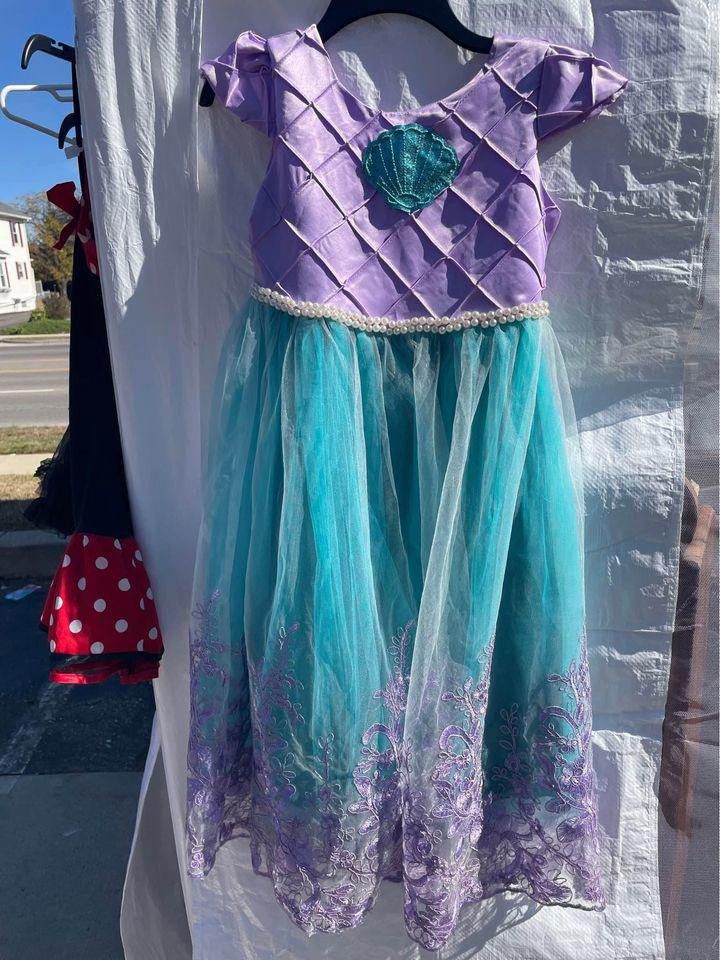 Designer BN Beautiful Princess Ariel Child’s Gown Size XXS / US 00 / IT 34 - 1 Thumbnail