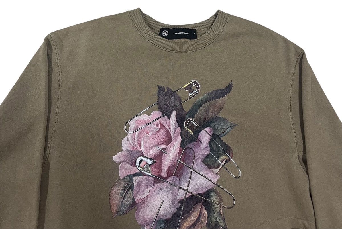 GU × Undercover Gu x undercover sweatshirt flower graphic Size US L / EU 52-54 / 3 - 4 Thumbnail