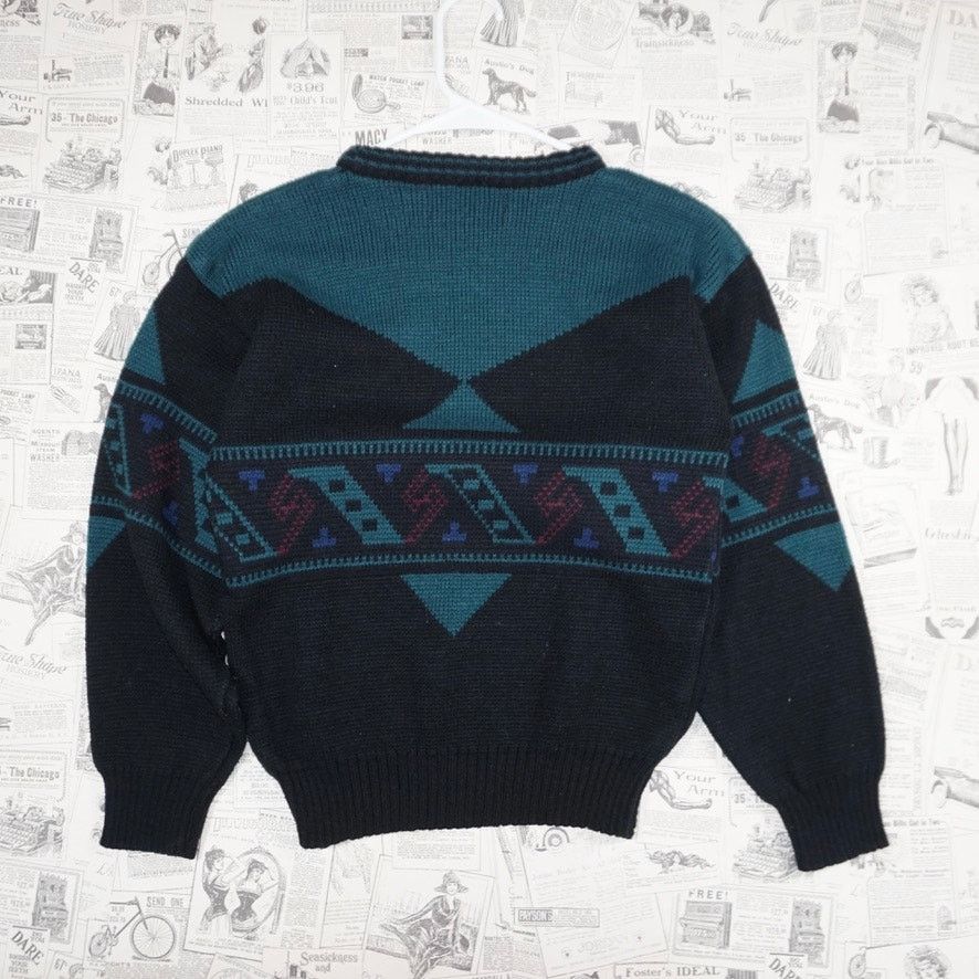 Vintage Medium - Vintage Y2K Michael Gerald 1990s knitted sweater Size US M / EU 48-50 / 2 - 2 Thumbnail