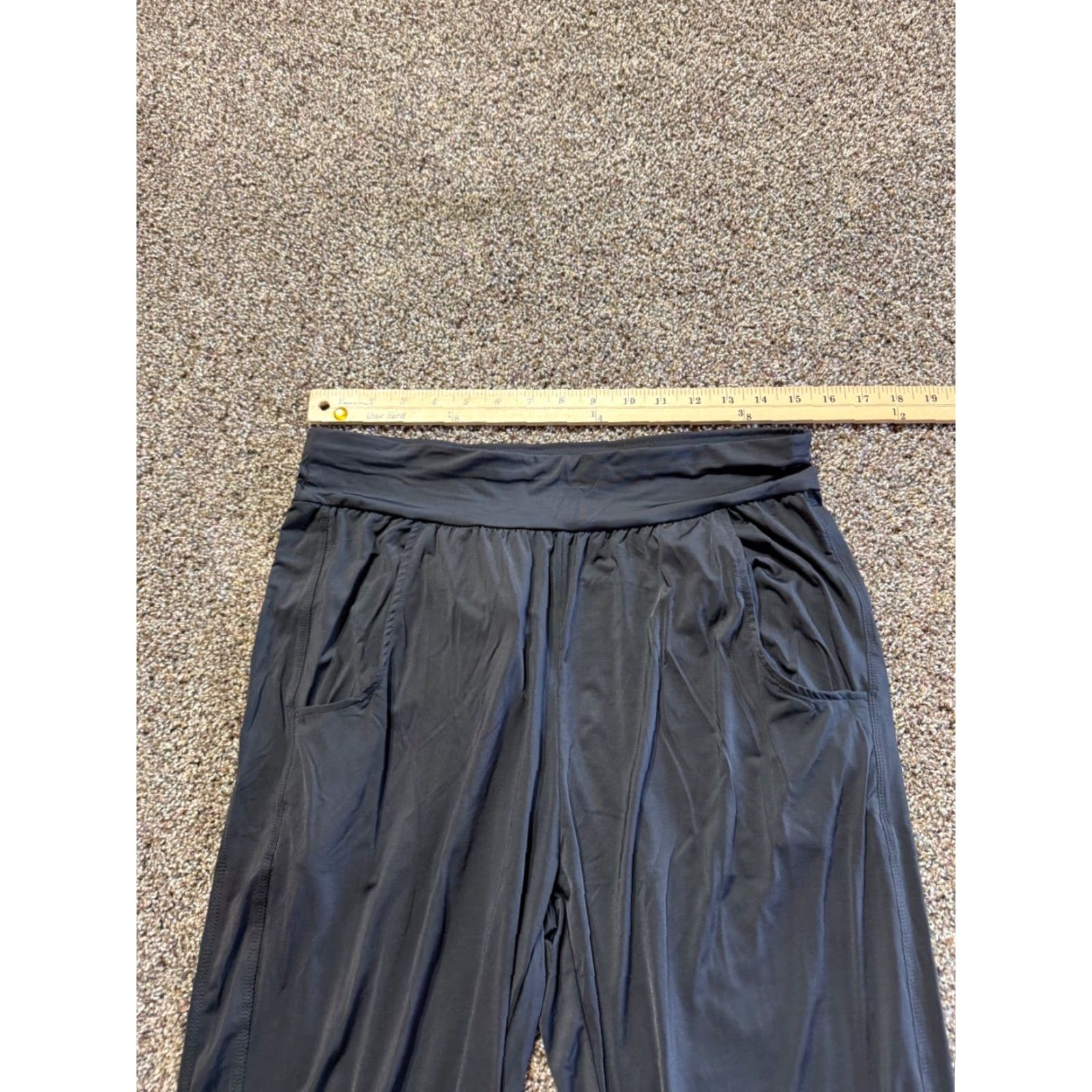 Vintage Zyia Women's Leggings XL Black Capri & Lounge Pants Lot Of 2 - Regular Size 12 Size 40" / US 18 - 6 Thumbnail